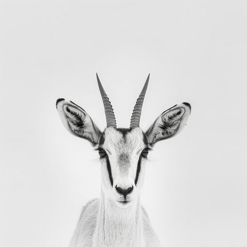 Antilope - Zwart-wit fotografie voor liefhebbers van wilde dieren