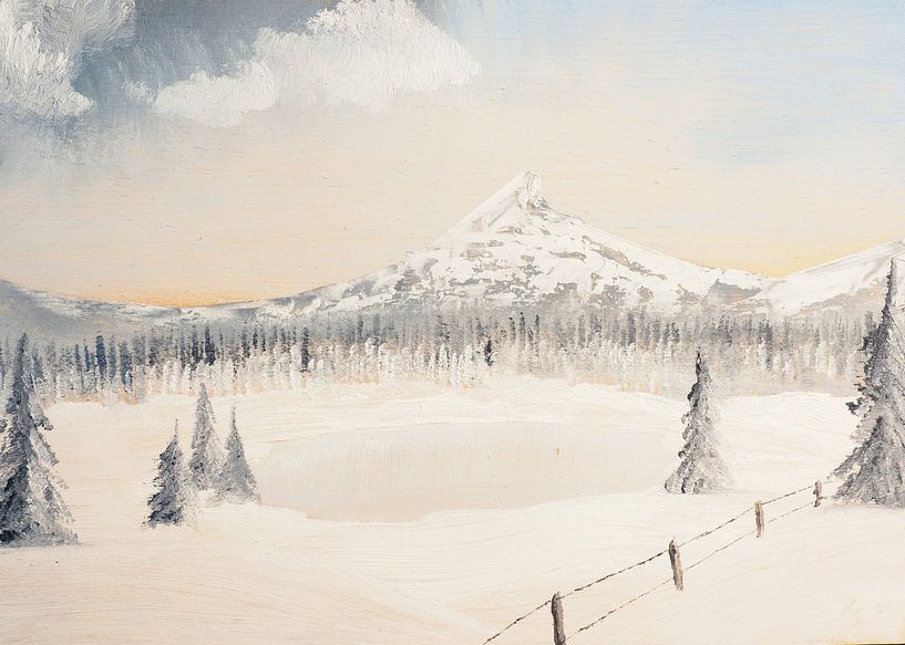 Winterlandschaft in Öl von beangrphx Illustration and paintings