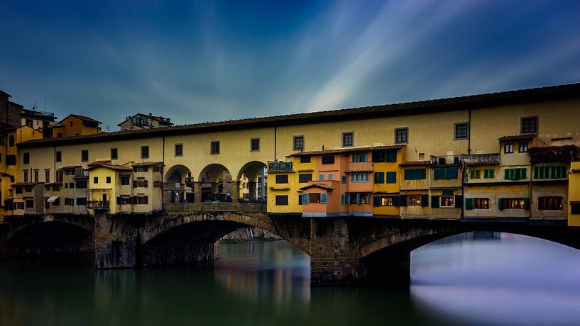 Ponte Vecchio - Florence - long exposure II van Teun Ruijters