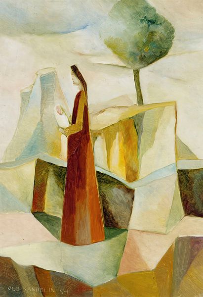 Ole Kandelin - Maria en het Kind Jezus (1944) van Peter Balan