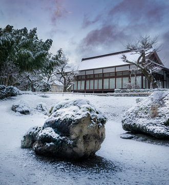 winter tuin in Japan van Herke Kaandorp