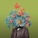 Self-portrait with flowers 6 by toon joosen thumbnail