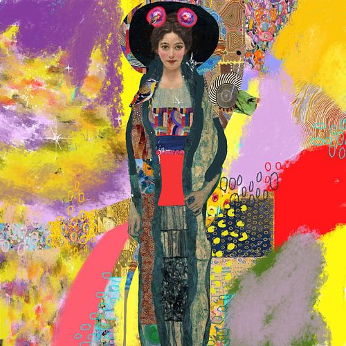 Gabriella portret naar muze Gustav Klimt
