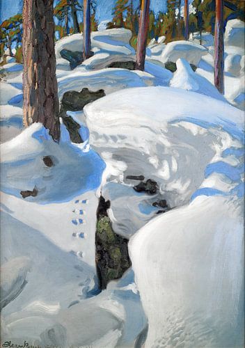 Akseli Gallen-Kallela, Het hol van de lynx, 1906