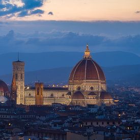 De Duomo van Florence, 's nachts van Roelof Nijholt