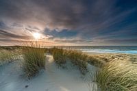 Paal 17 tijdens storm Eunice