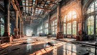 Lost Places factory with machines