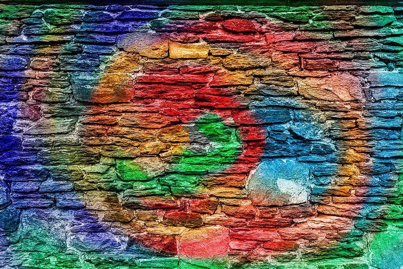 Mur de la maison coloré par Stephan Zaun