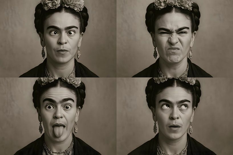 Frida from surprise to disgust, playfulness and wonderment by Sanne den Engelsman