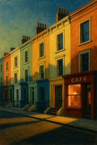 Notting Hill Charm - Goldener Abend auf Londons ikonischen Straßen