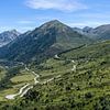 Route en lacets dans les Pyrénées sur Frank Herrmann