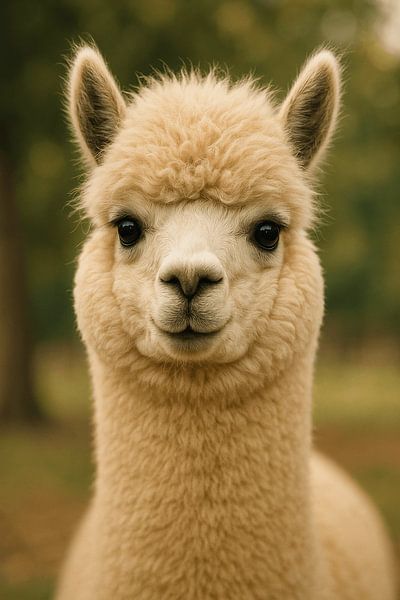 Charming Cream Alpaca by RavenC Store
