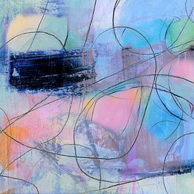 Pastel-coloured Intuition 1 by Claudia Gründler