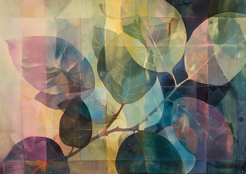 Boho Art 366 | Schilderij Bladeren