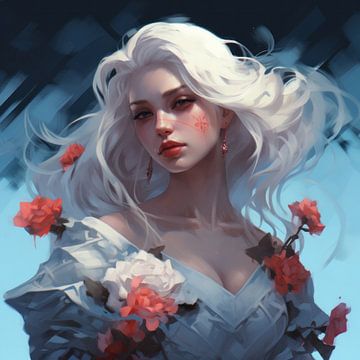 White Rose by Peridot Alley
