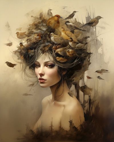 Fine art portret "Bird's nest"