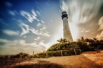 Cape Florida Lighthouse Key Biscayne I by marlika art
