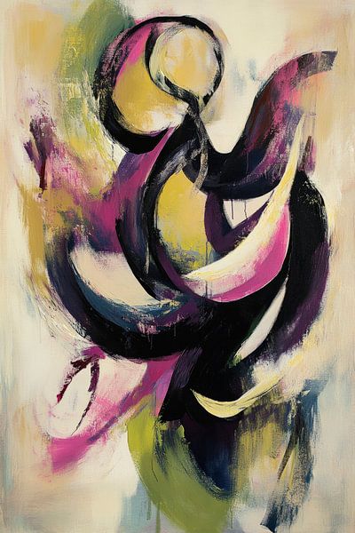 Abstrakte Farben und Formen vereint von Poster Art Shop