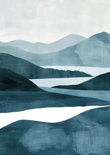 Peinture abstraite colorée