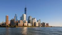 Skyline Manhattan Westside black and white by Dirk Verwoerd thumbnail