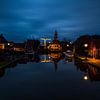 Hindeloopen a beautiful place in the evening by Damien Franscoise