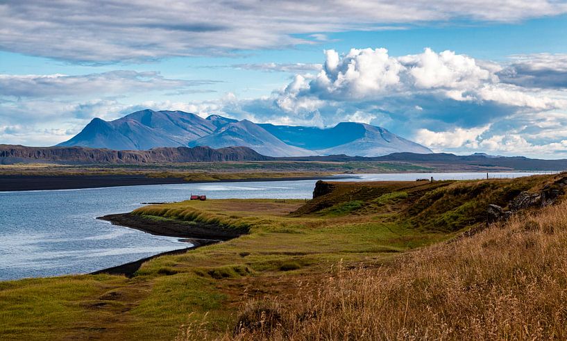 Landschap bij Hvitserkur van Thomas Heitz