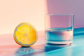 Zitrone Wasser von Poster Art Shop