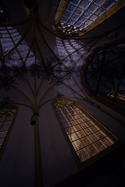 L'église de Walburgish la nuit par Arnold van Rooij