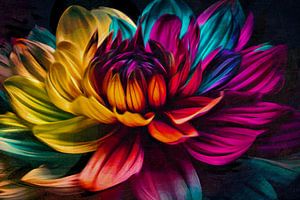 Rainbow Dahlie