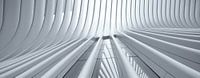 A panorama of the Oculus World Trade Center Transportation Hub station at Ground Zero in Manhattan,  by Bas Meelker thumbnail
