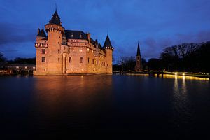 Schloss de Haar bei Haarzuilens in der Gemeinde Utrecht von Donker Utrecht