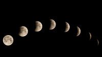 Lunar eclipse van Vincent Willems thumbnail