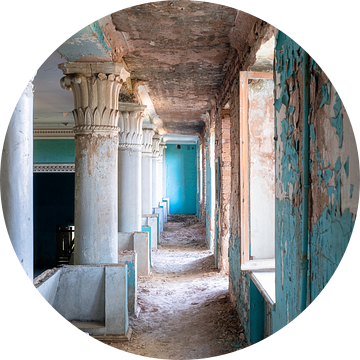 Verlaten Blauwe Gang.