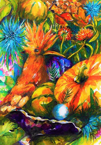 Automne. Nature morte . Aquarelle .