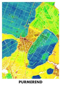Carte altimétrique Purmerend