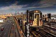 New York  Subway Linie 7 van Kurt Krause thumbnail