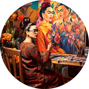 Frida schildert Frida van Frank Daske | Foto & Design