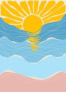 Vagues du crépuscule