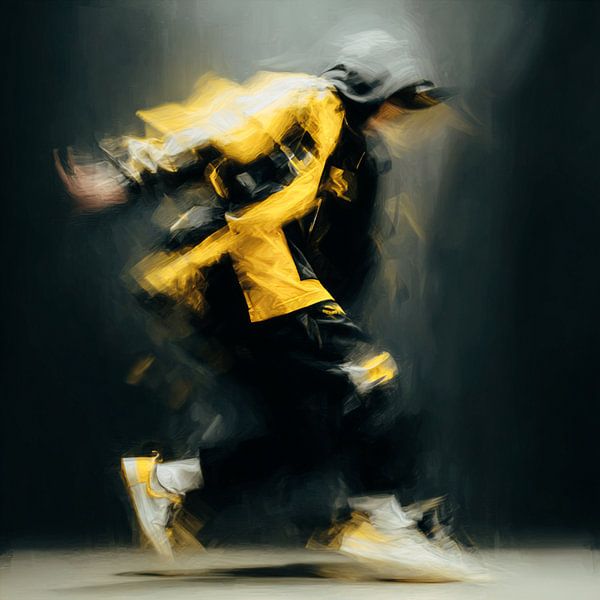 Blurry Hiphop van Ellen Novara-da Lima