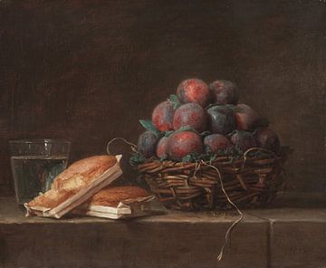 Basket of Plums, Anne Vallayer-Coster