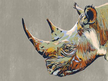 Rhinocéros sur Studio Carper