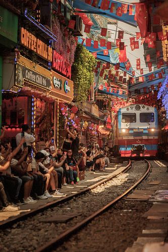 Train Street Hanoi, Vietnam
