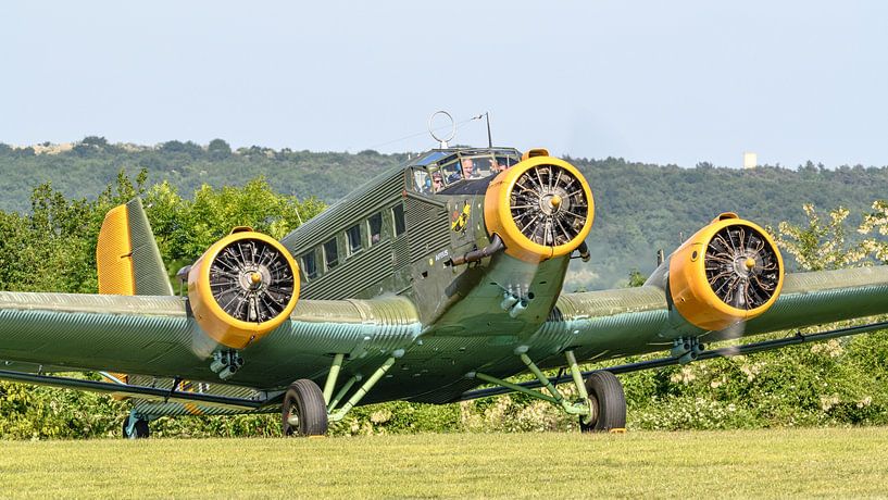 Old times revived: Junkers 52 in Luftwaffe colours. by Jaap van den Berg