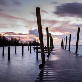 Steg Westeinderplassen Aalsmeer von Dutch Creator