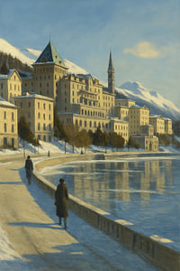 Winterliche Gelassenheit in St. Moritz