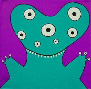 Türkisfarbenes Monster