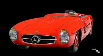Mercedes-Benz 300 SL, snelwegrecordauto van Uhlenhaut van aRi F. Huber