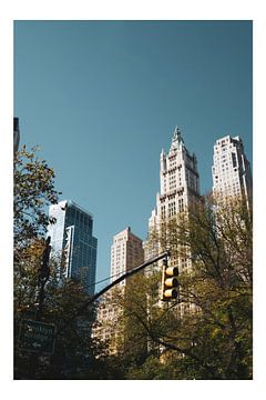 Skyscrapers in NYC by cudbeart