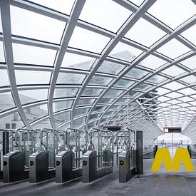 Metrostation in Den Haag von Kayo de Visser
