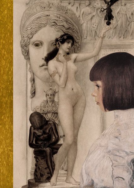 Gustav Klimt Collage - Nächste Stufe von Digital Art Studio